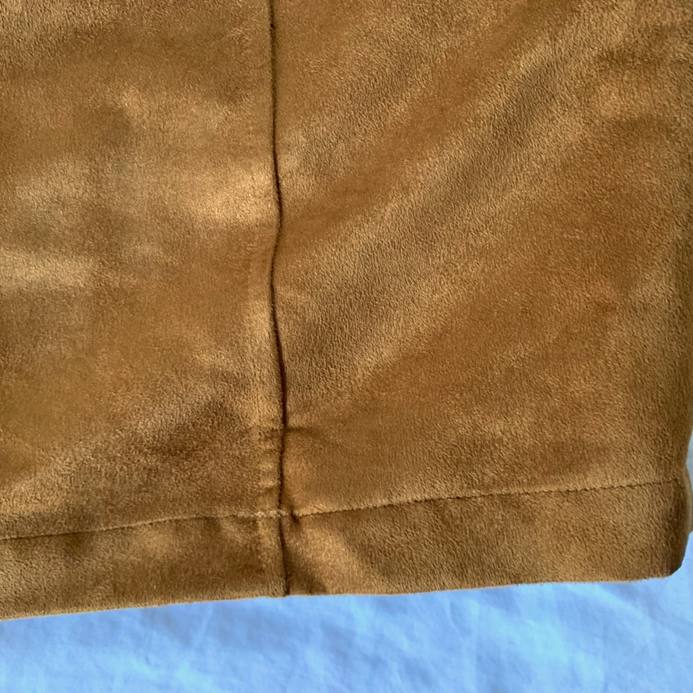 Old Navy Brown Faux Suede Skirt size 10 - Picture 3 of 5